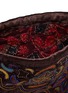 Detail View - Click To Enlarge - IMAYIN - Beaded Embroidered  Cotton Tote Bag