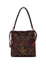 IMAYIN Beaded Embroidered  Cotton Tote Bag
