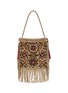 IMAYIN Beaded Embroidered  Cotton Tote Bag