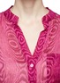 Detail View - Click To Enlarge - DIANE VON FURSTENBERG - 'Gilmore' grain shadow print silk chiffon shirt