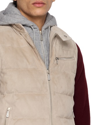  - ELEVENTY - Leather Down Padded Vest