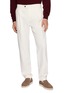 ELEVENTY Single Pleat Garment Dyed Cotton Wool Pants