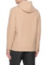 Back View - Click To Enlarge - ELEVENTY - Detachable Hood Insert Padded Wool Shirt Jacket