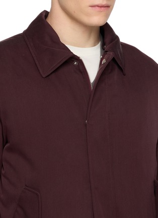 Detail View - Click To Enlarge - ELEVENTY - Silk Padded Bomber Jacket