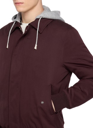  - ELEVENTY - Silk Padded Bomber Jacket