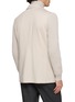 Back View - Click To Enlarge - ELEVENTY - Knit Sleeve Wool Blazer with Detachable Bib