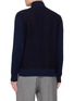 Back View - Click To Enlarge - ELEVENTY - Knit-Sleeve Wool Jacket