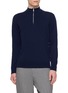 ELEVENTY Quarter-Zip Cashmere Sweater