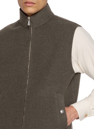  - ELEVENTY - Loro Piana Wool Zip-Up Vest