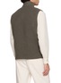 Back View - Click To Enlarge - ELEVENTY - Loro Piana Wool Zip-Up Vest