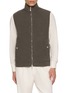 ELEVENTY Loro Piana Wool Zip-Up Vest