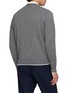 Back View - Click To Enlarge - ELEVENTY - Double Collar Polo Sweater