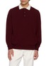 ELEVENTY Double Collar Polo Sweater