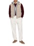 Figure View - Click To Enlarge - ELEVENTY - Double Collar Polo Sweater