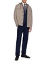 Figure View - Click To Enlarge - ELEVENTY - Garment Dyed Cotton Wool Chino Pants