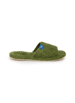 Main View - Click To Enlarge - HIPPOPOTAMUS - Room Slippers — Pistachio/Size M