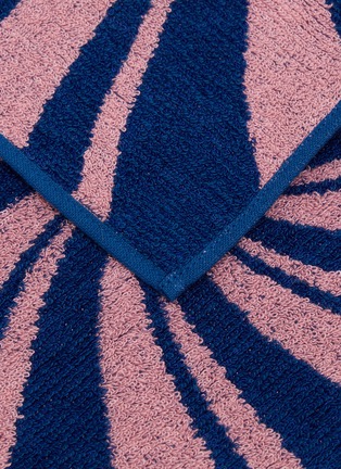 Detail View - Click To Enlarge - HIPPOPOTAMUS - Handkerchief Towel — Parade Pink