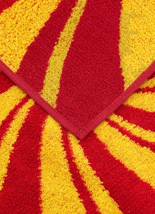 Detail View - Click To Enlarge - HIPPOPOTAMUS - Handkerchief Towel — Parade Yellow