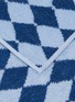 Detail View - Click To Enlarge - HIPPOPOTAMUS - Handkerchief Towel — Diamond Blue