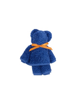Main View - Click To Enlarge - HIPPOPOTAMUS - Handkerchief Bear Gift — Blue