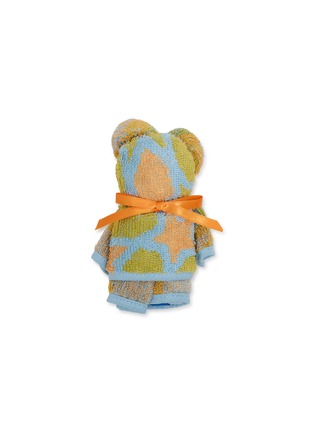 Main View - Click To Enlarge - HIPPOPOTAMUS - Handkerchief Bear Gift — Soft Terracotta