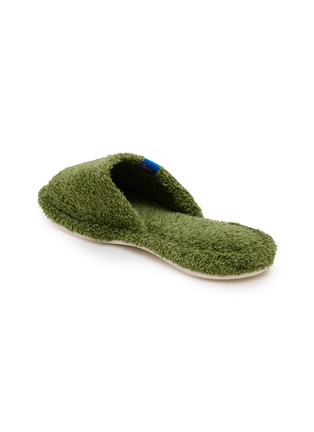 Detail View - Click To Enlarge - HIPPOPOTAMUS - Room Slippers — Pistachio/Size L