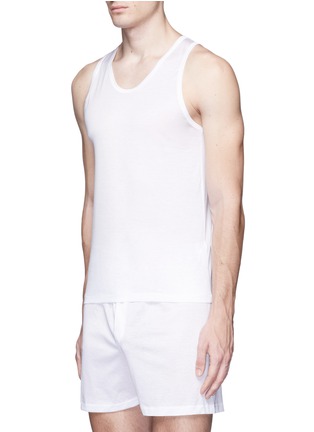 Figure View - Click To Enlarge - ZIMMERLI - 252 Royal Classic' jersey tank top