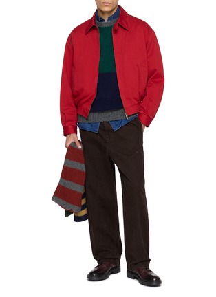 Figure View - Click To Enlarge - HOWLIN' - Firecracker Colour Block Knit Sweater