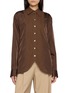 EENK Curved Hemline Tailored Shirt