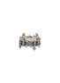 Detail View - Click To Enlarge - EMANUELE BICOCCHI - Avelli Sterling Silver Cross Double Band Ring