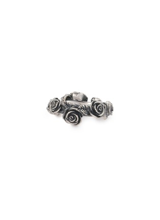 Detail View - Click To Enlarge - EMANUELE BICOCCHI - Rose Sterling Silver Band Ring