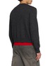 Back View - Click To Enlarge - TONYWACK - Layered Wool Cardigan
