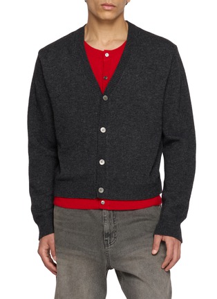 Main View - Click To Enlarge - TONYWACK - Layered Wool Cardigan