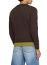 Back View - Click To Enlarge - TONYWACK - Layered Crewneck Knit Sweater