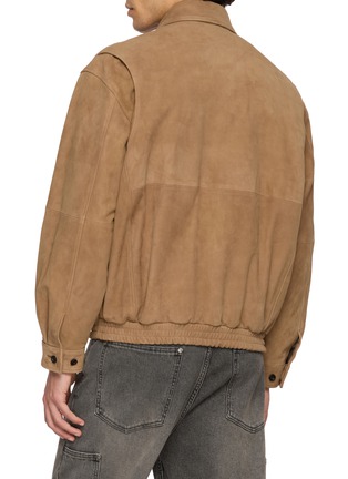 Back View - Click To Enlarge - TONYWACK - Relaxed Suede Bomber