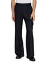 TONYWACK Belted Pinstripe Tailored Trousers