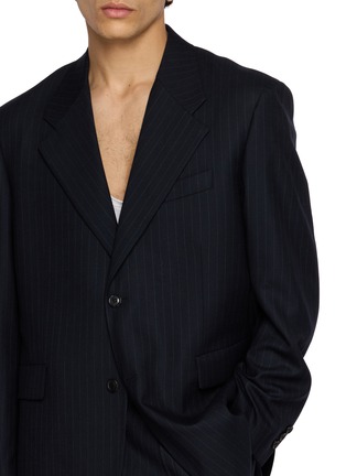  - TONYWACK - Pinstripe Relaxed Tailored Blazer