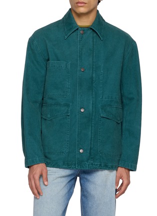 Main View - Click To Enlarge - TONYWACK - Brushed Multi Pocket Cotton Barn Jacket