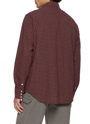Back View - Click To Enlarge - TONYWACK - Chequered Western Shirt