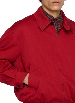  - TONYWACK - Garment Washed Cotton Zip Up Blouson