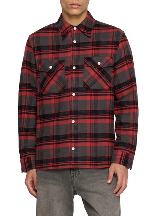 Main View - Click To Enlarge - TONYWACK - Check Flannel Shirt