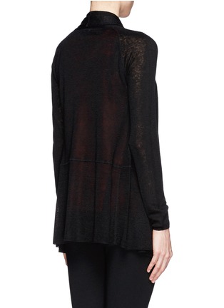 Back View - Click To Enlarge - THEORY - Kalaray open-front cardigan