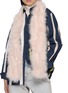 Figure View - Click To Enlarge - YVES SALOMON - Feather Scarf