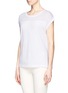 Front View - Click To Enlarge - THEORY - Sorchan' contrast yoke T-shirt