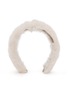 YVES SALOMON Mink Fur Wool Headband