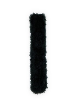Detail View - Click To Enlarge - YVES SALOMON - Feather Scarf