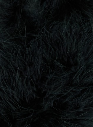 Detail View - Click To Enlarge - YVES SALOMON - Feather Scarf