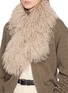 Figure View - Click To Enlarge - YVES SALOMON - Wool Scarf