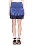 Main View - Click To Enlarge - ACNE STUDIOS - Striped detail silk-blend shorts