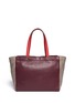 Back View - Click To Enlarge - MARC BY MARC JACOBS - 'What's the T colour-block leather tote